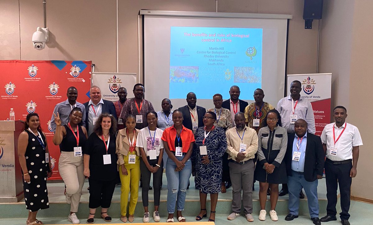 ICGEBCapeTown's tweet photo. Great start to the @ICGEB @Univenofficial workshop today at #UNIVEN #Thohoyandou #biocontrol #biopesticides #agriculture 🌱
👉ICGEB Special Programme with #SouthAfrican #HDIs in partnership with @dsigovza 🇿🇦 https://t.co/eireWixjAG