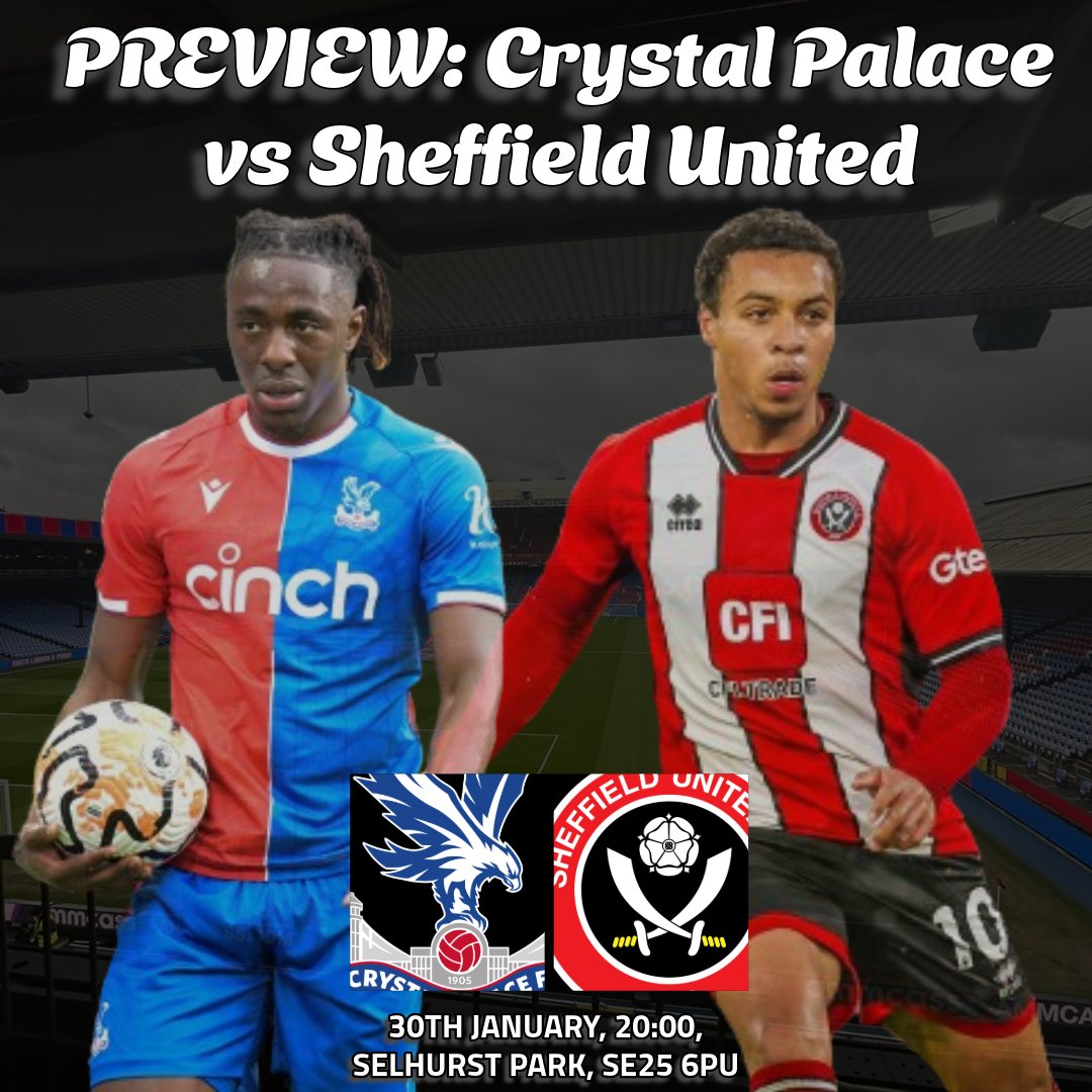 ToTheBackPages's tweet image. Crystal Palace take on Sheffield United in the #PremierLeague tonight!

Read @HRJournalism's thoughts ahead of kick-off!

solentsportsnews.com/preview-crysta…

#CPFC #sufc  #SolentSportsNews