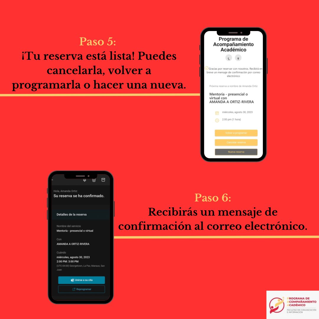 🔴Programa Acompanamiento Académico🟡 (@paafaci) on Twitter photo ¡No olvides reservar tu cita a través de Microsoft Bookings!💻#PAA #FACI #UPRRP #IUPI <a href="/faciuprrp/">Facultad de Comunicación e Información</a> ¡No olvides reservar tu cita a través de Microsoft Bookings!💻#PAA #FACI #UPRRP #IUPI <a href="/faciuprrp/">Facultad de Comunicación e Información</a>