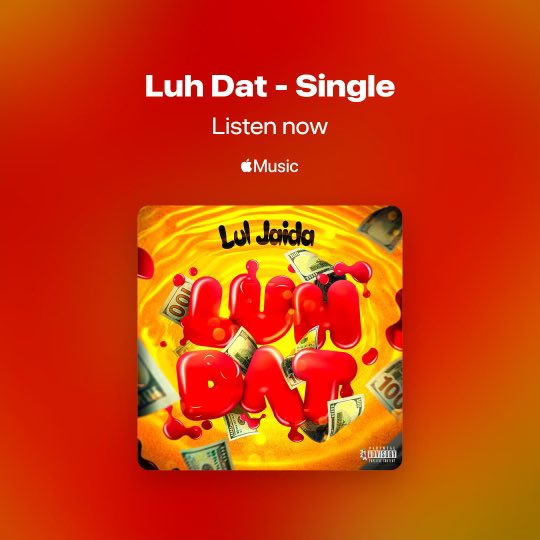 ronstew's tweet photo. Current vibes: @luljaida_  on @AppleMusic https://t.co/TtcMfttVZY