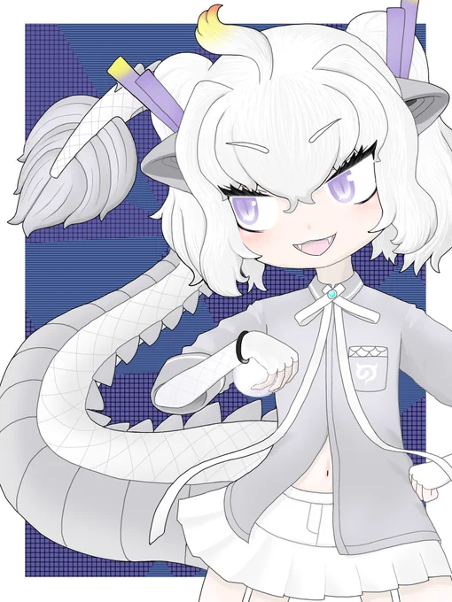#今月描いた絵を晒そう
このタグ使うほど描いたの初めてだな……白龍さまパワー 