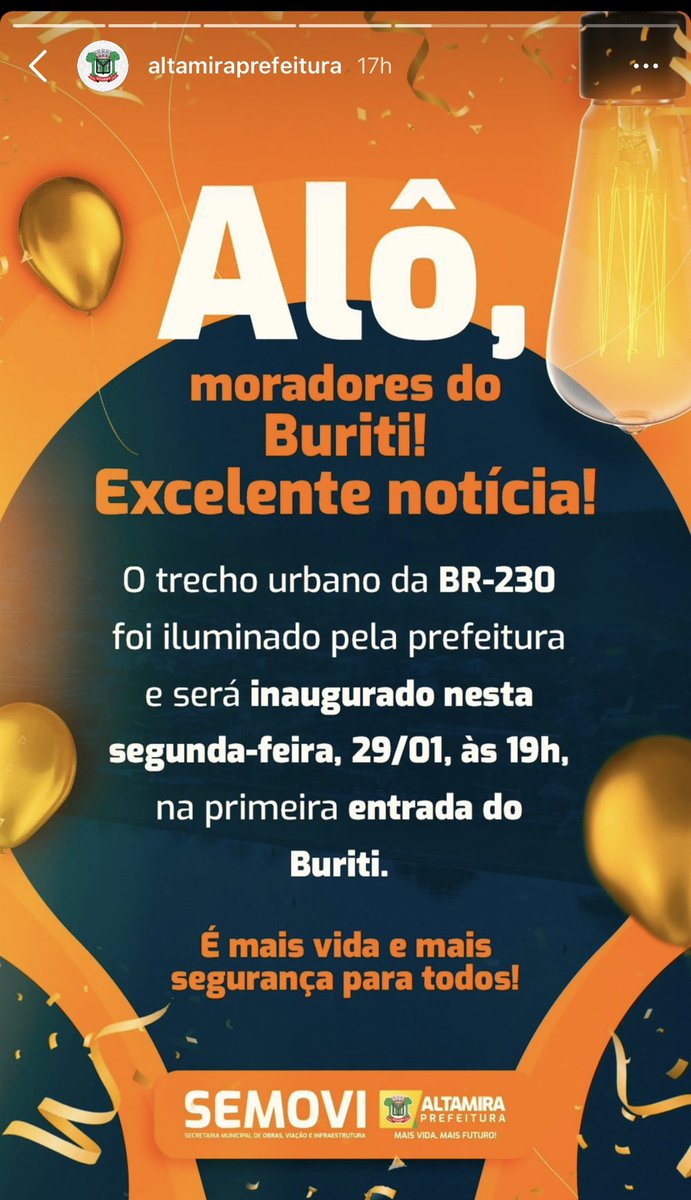 thaisvicepref's tweet photo. E na minha cidade, que o Prefeito inaugura poste como uma grande obra! 🤡 https://t.co/oxFHq4rFc3