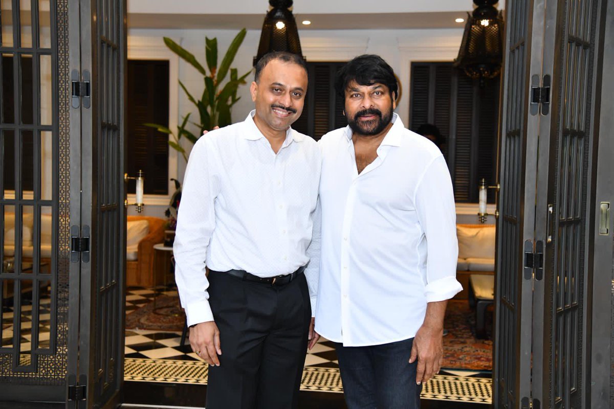 Congratulations to Megastar @KChiruTweets Garu for the well-deserved honor on receiving the Padma Vibhushan award. His exceptional achievements in the realm of entertainment have truly left an indelible mark.