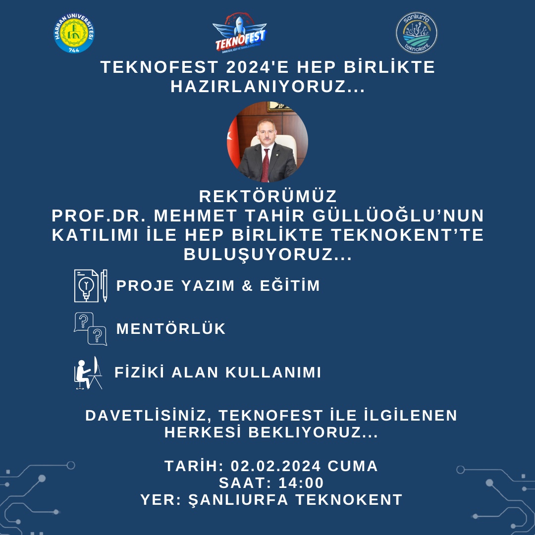 Teknofest 2024'e Hep Birlikte Hazırlanıyoruz...