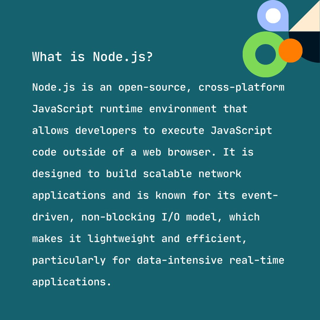 thehashcode's tweet image. Node.js vs JavaScript – Difference between Node and JavaScript
thehashcode.com/nodejs/node-js…
#thehashcode #nodejs #javascript #programming #reactjs #html #CSS