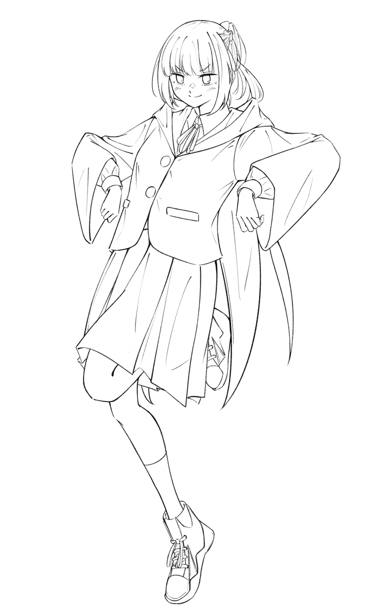 お気に入りのイラストの線画です!!
透過pngはリプ欄のリンクからダウンロードできます! 