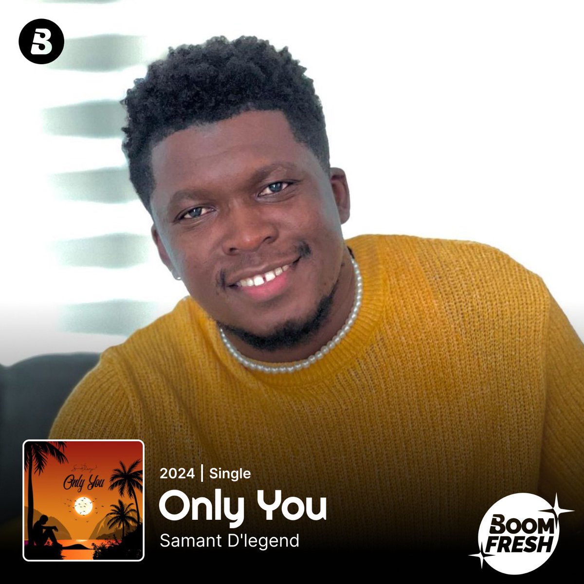 BoomplayGhana's tweet photo. 💥BOOMFRESH💥
Samant D’legend @sdelegend comes through with the latest amapiano jam titled #OnlyYou, listen now on #Boomplay! 

🎧 https://t.co/66dt2bVus4

#HomeOfMusic #Boomfresh https://t.co/F4l5StO5Fj