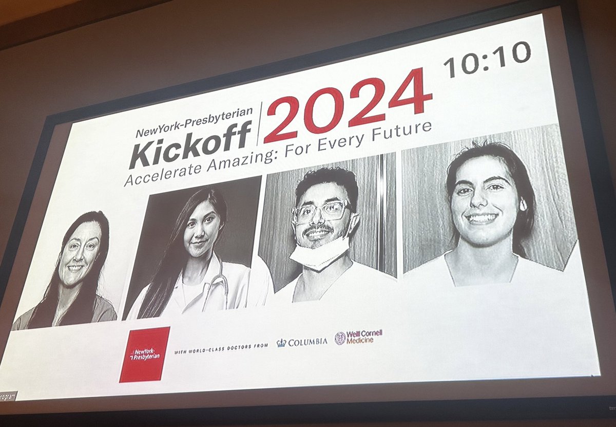 Together with our amazing @nyphospital Weill Cornell Team! #NYPKickOff2024 #AccelerateAmazing #ProudCNO @pareshcsmd @WillieMManzano