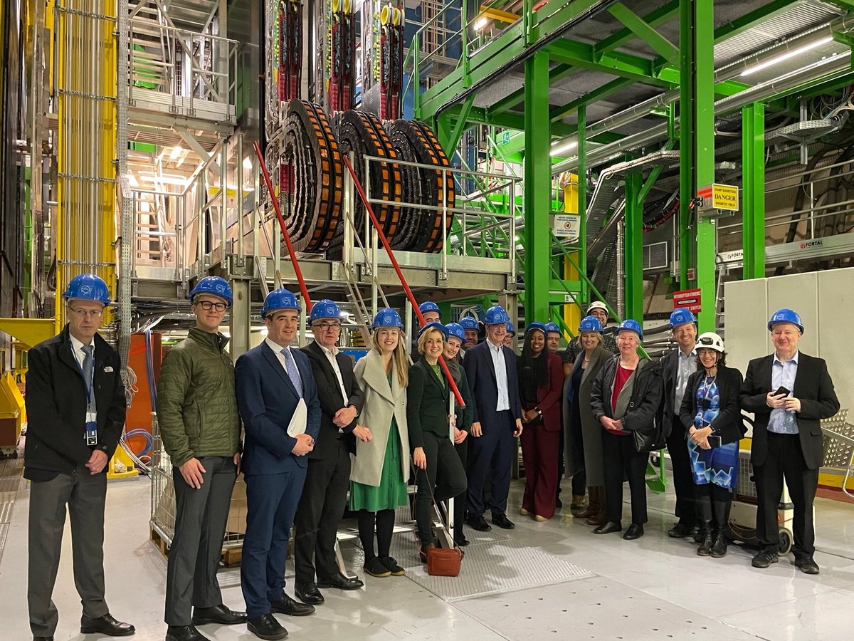 STFC_Matters's tweet photo. Last week we hosted the @CommonsSITC at @CERN and met some of the remarkable UK scientists, engineers and technicians behind the world's particle physics laboratory ⚛
#UKatCERN https://t.co/E2BPq6VMbp