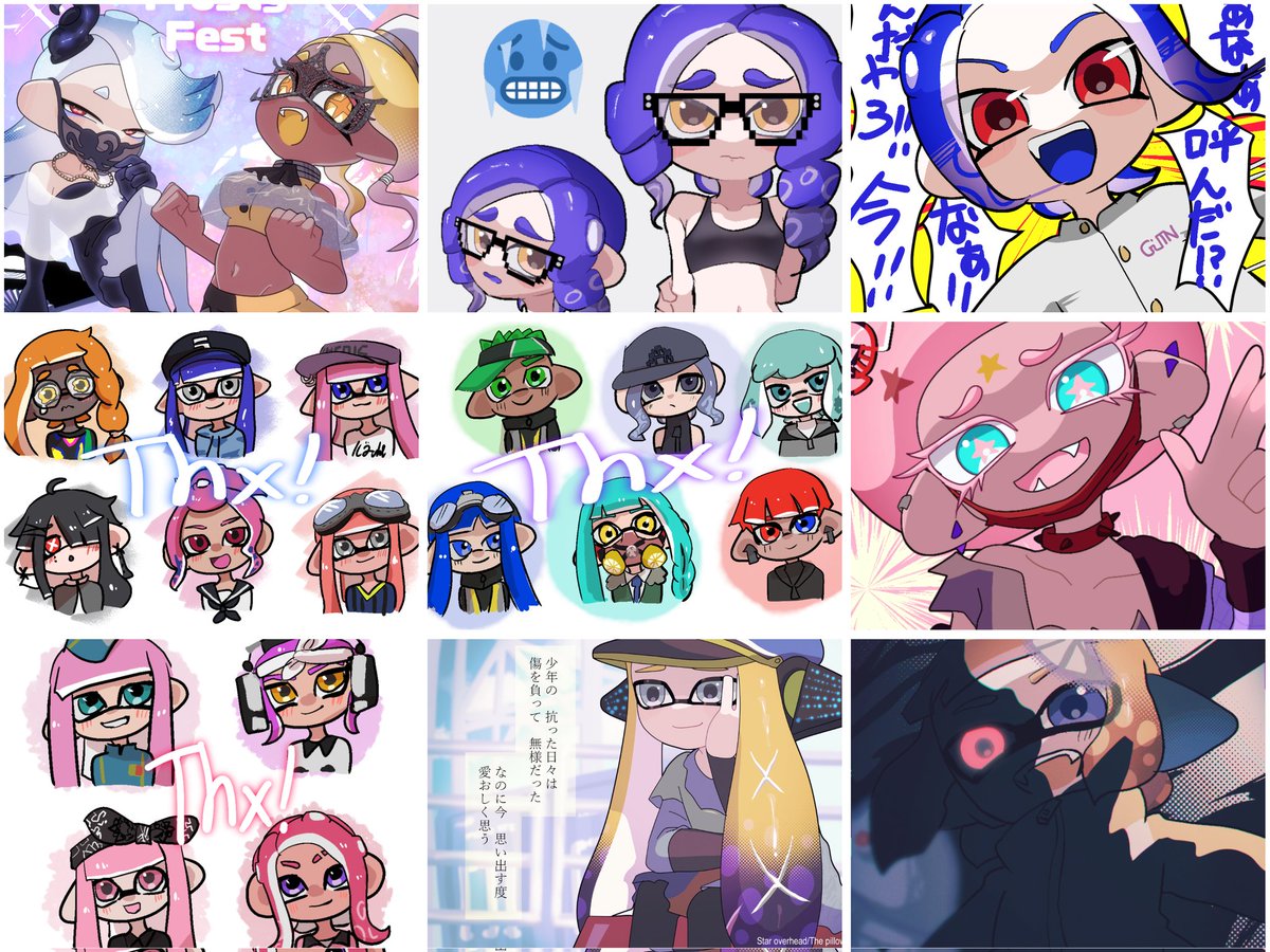 イラスト22枚+漫画10Pでした。
 #今月描いた絵を晒す 