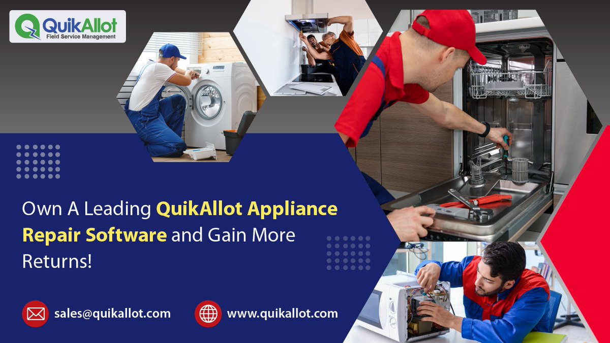 quikonesolution's tweet image. Track from your place any time where your #appliancerepairservice #fieldtechnician was with #FieldWorkforceSoftware, #QuikAllot!
Are you ready to learn more about the quirks of the software? Book a live demo now! bit.ly/2Tu9PvQ
#ServiceCRMSoftware #FieldServiceSoftware
