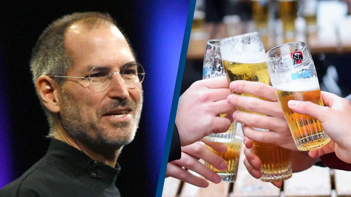 DailyLoud's tweet photo. Late Apple CEO Steve Jobs used the “beer test” to interview people at Apple.

He would took candidates out for a walk and a beer to see if they would make a good fit at Apple. https://t.co/z5eo6cADhI