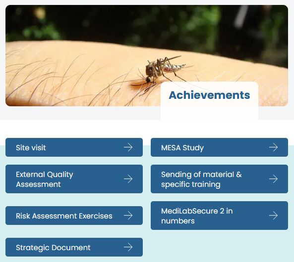 MediLabSecure's tweet photo. 🔍 Explore the impact of 10 years of collaborative efforts addressing #vectorbornediseases on the Achievements page of the #MediLabSecure website! 👉 https://t.co/zzBqMH0DyK
#vector #OneHealth https://t.co/KL50ByQRYs
