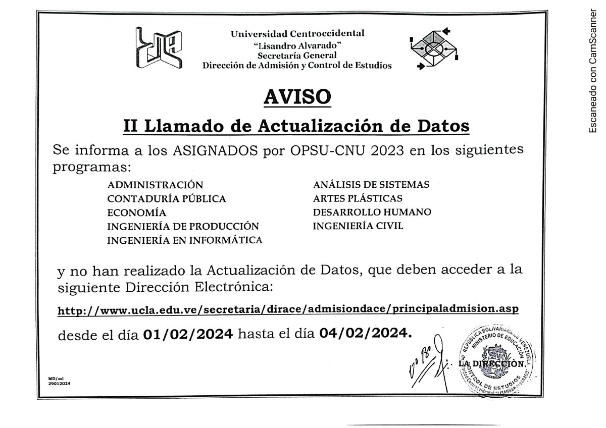 SecretaríaUCLA tweet media