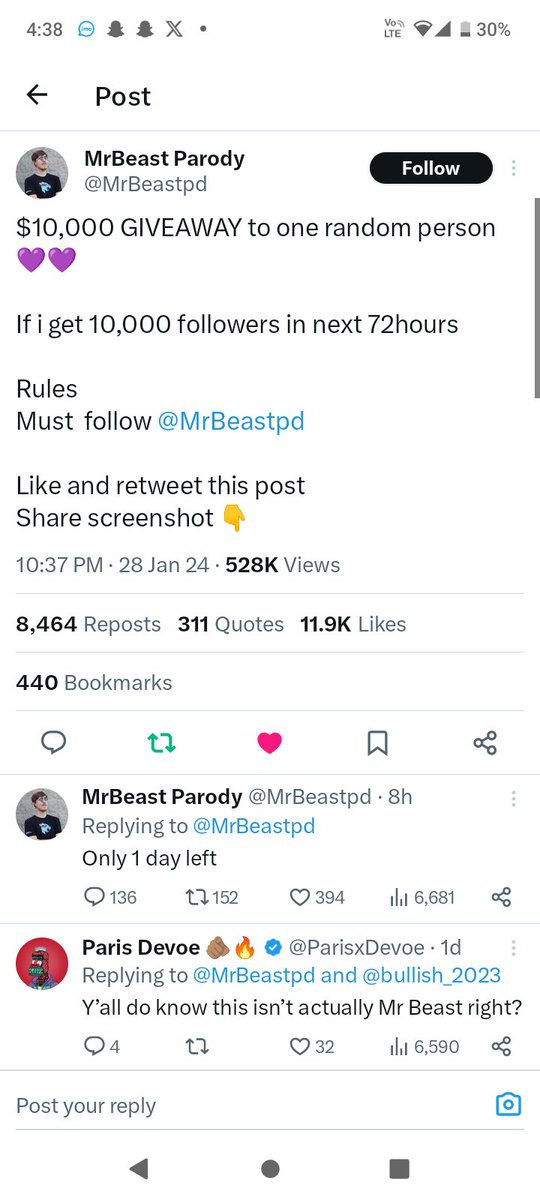 EmeJack1's tweet photo. @MrBeastpd Kindly 🙏 https://t.co/bScsaggcGt