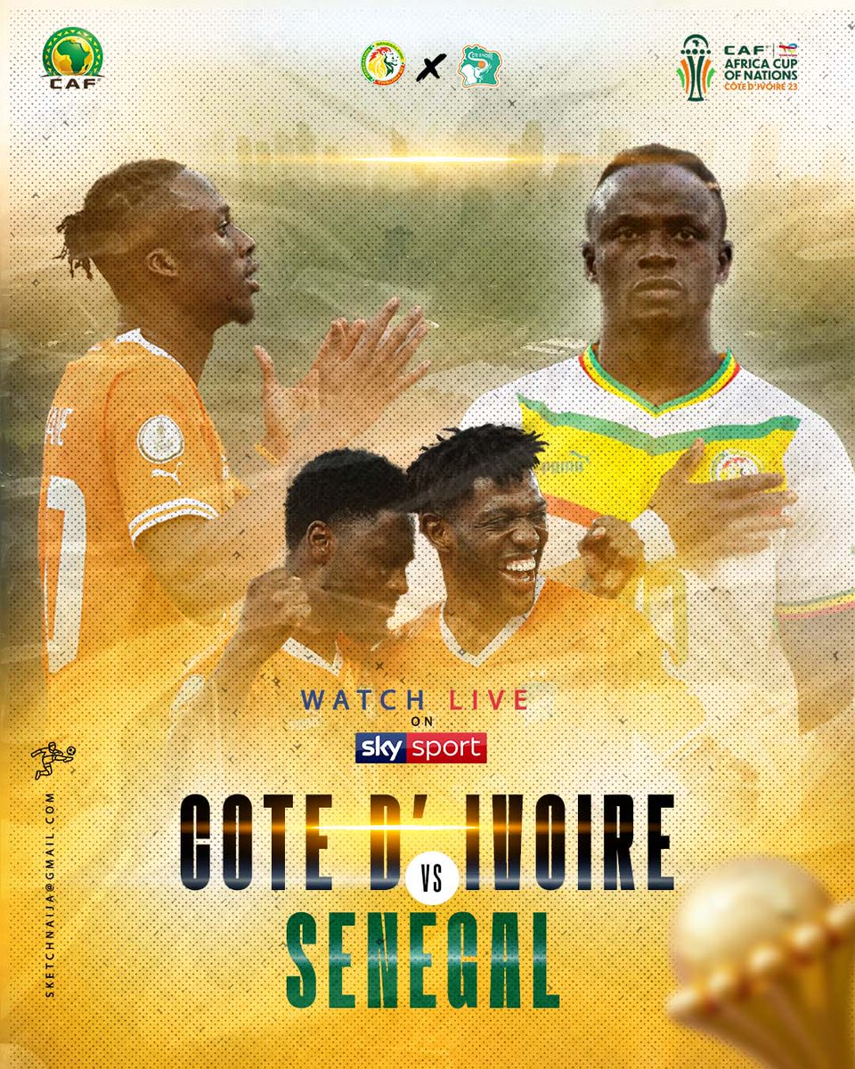 superstarsketch's tweet photo. 24 - #AFCONSeries
ROUND OF 16 MATCH FLYER
๐ธ๐ณ@Fsfofficielle vs @saedeciv ๐จ๐ฎ
#TotalEnergiesAFCON2023 #CAN2023 #AFCON2023 #smsports #Nigeria #Cameroun #sportedits #sportgraphics #footballgraphics #Senegal #mane https://t.co/X7SfTewUnD