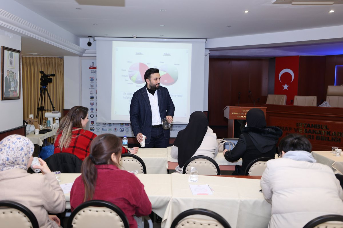 İMEP programı kapsamında İstanbul Esnaf ve Sanatkarlar Odaları Birliğinin düzenlediği Barista Kursları başladı. Ücretsiz olarak verilen kursları başarıyla tamamlayanlara Milli Eğitim Bakanlığı onaylı sertifika verilecek.