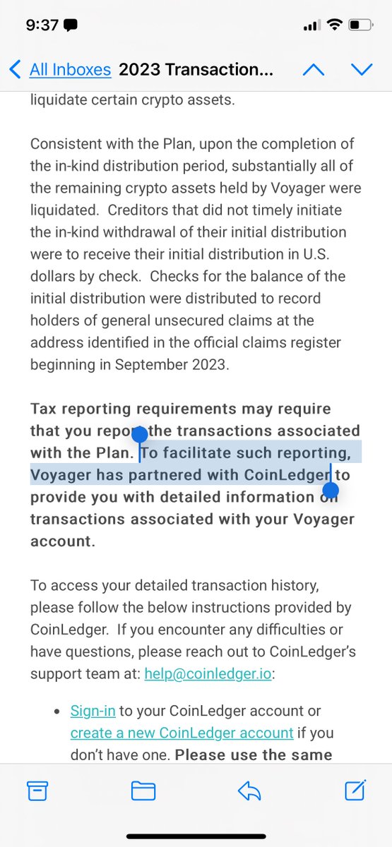 NewsAsset's tweet photo. ATTENTION VOYAGER CREDITORS!  
For TAX SEASON @investvoyager did one thing right and partnered with @CoinLedger so you can at least take some losses because of their epic “Trust Me Bro” uncollateralized loan failure with 3AC. https://t.co/VPma8e5Djw