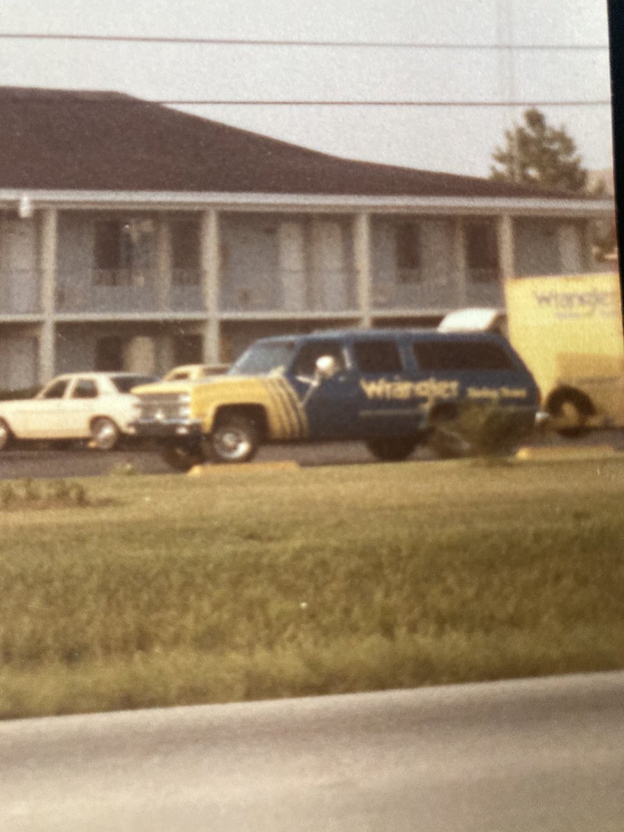 Nigels97's tweet photo. @DaveFultonWrang @ArchivesDe July 1982 in Travares Florida at a BW. Made my grandfather stop so I could take this pic… only after it got developed did I realize I missed the trailer . https://t.co/txsrxBjZ3U