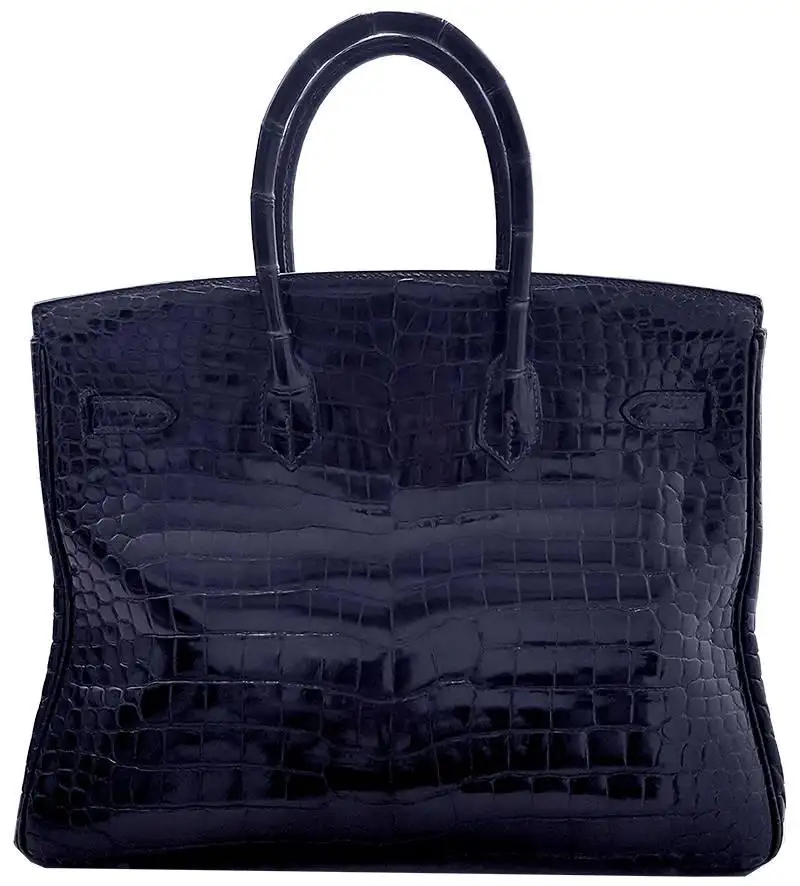 OFTHECANYON's tweet photo. HERMES 35cm Crocodile Dark Blue Birkin Bag https://t.co/DNcCQ5AYqv