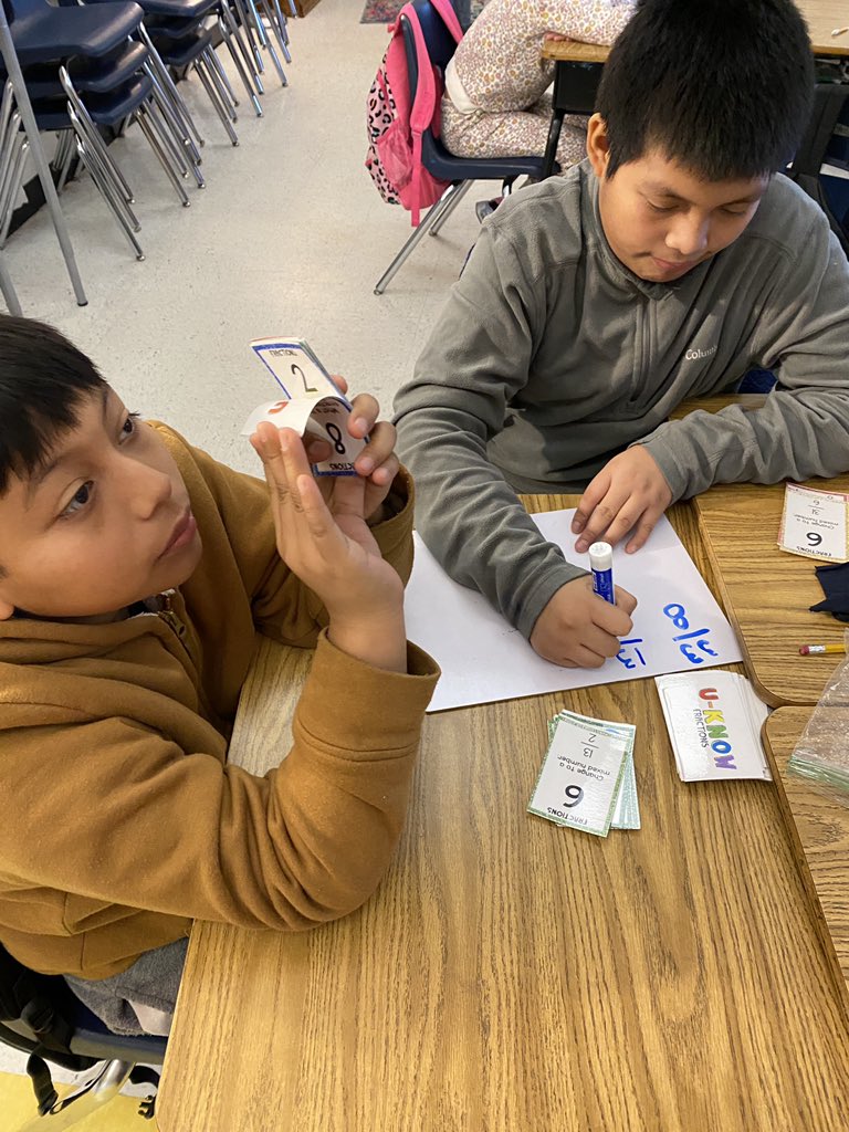 lmlougheed's tweet photo. Heard in Think Tank this morning… “This is the most fun game we’ve played this year!” Fraction You-Know for the win! @Hasty_Huskies @MRegan0123 @JanetMarotte777 @Beth_Coryell https://t.co/APPZrbkE70