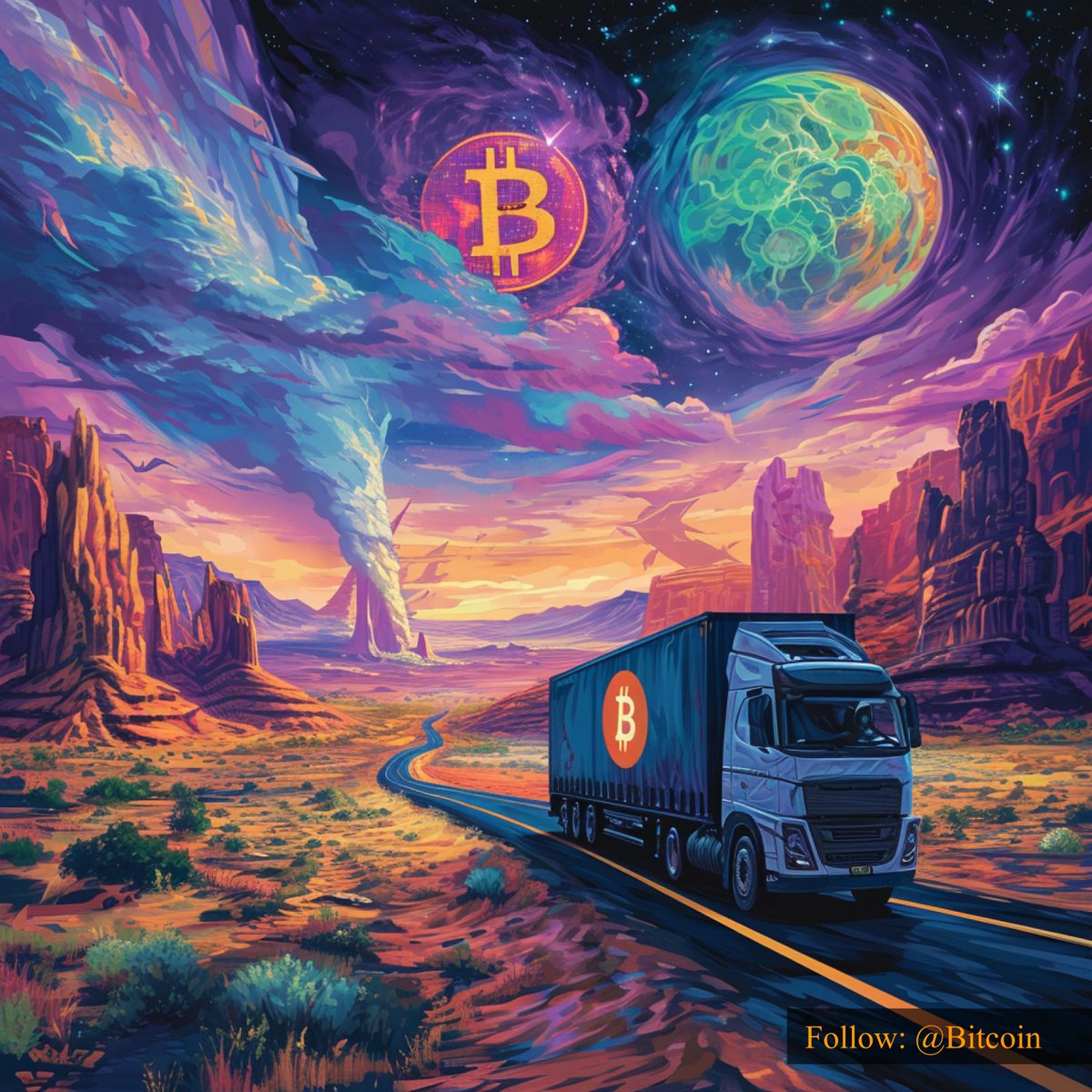 Bitcoin's tweet photo. #Bitcoin: The Hope for a Brighter Future 🌄✨ 
Embark on a journey of transformation with Bitcoin, guiding us towards a decentralized world of financial freedom and empowerment. 🌍🤝 https://t.co/6iK4I9dzyp