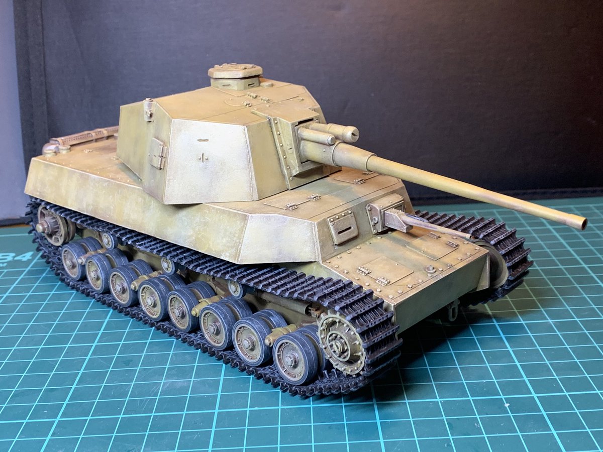 五式中戦車 ＃スクラッチ 中3の1981年に製作開始して高3の時に途中で