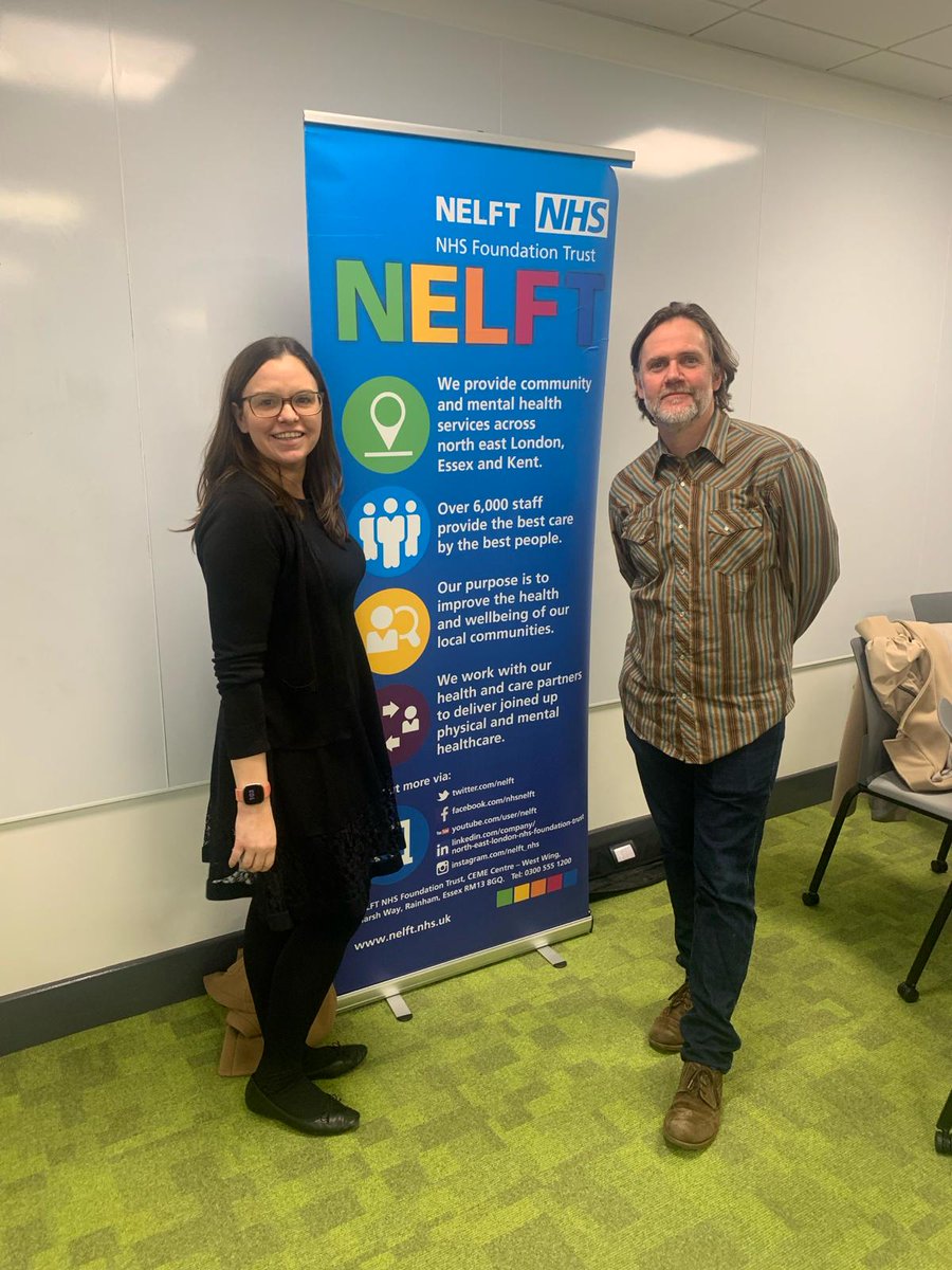 NELFT_OT's tweet photo. We have two of our fabulous #teamNELFT OT Leads at the University of Essex @UoE_OT in Colchester today for their OT student event! They are sharing all our vacancies, news, and the benefits of working for @NELFT! pop along and say hi! 👋🏽 https://t.co/GlgYn6MiZS