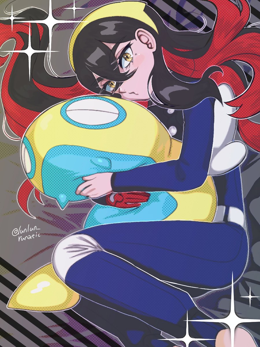 ポケモンSV #ポケモン絵 ゼイユちゃんとポケモングッズ✨ (ﾔﾊﾞｿﾁｬ眼鏡