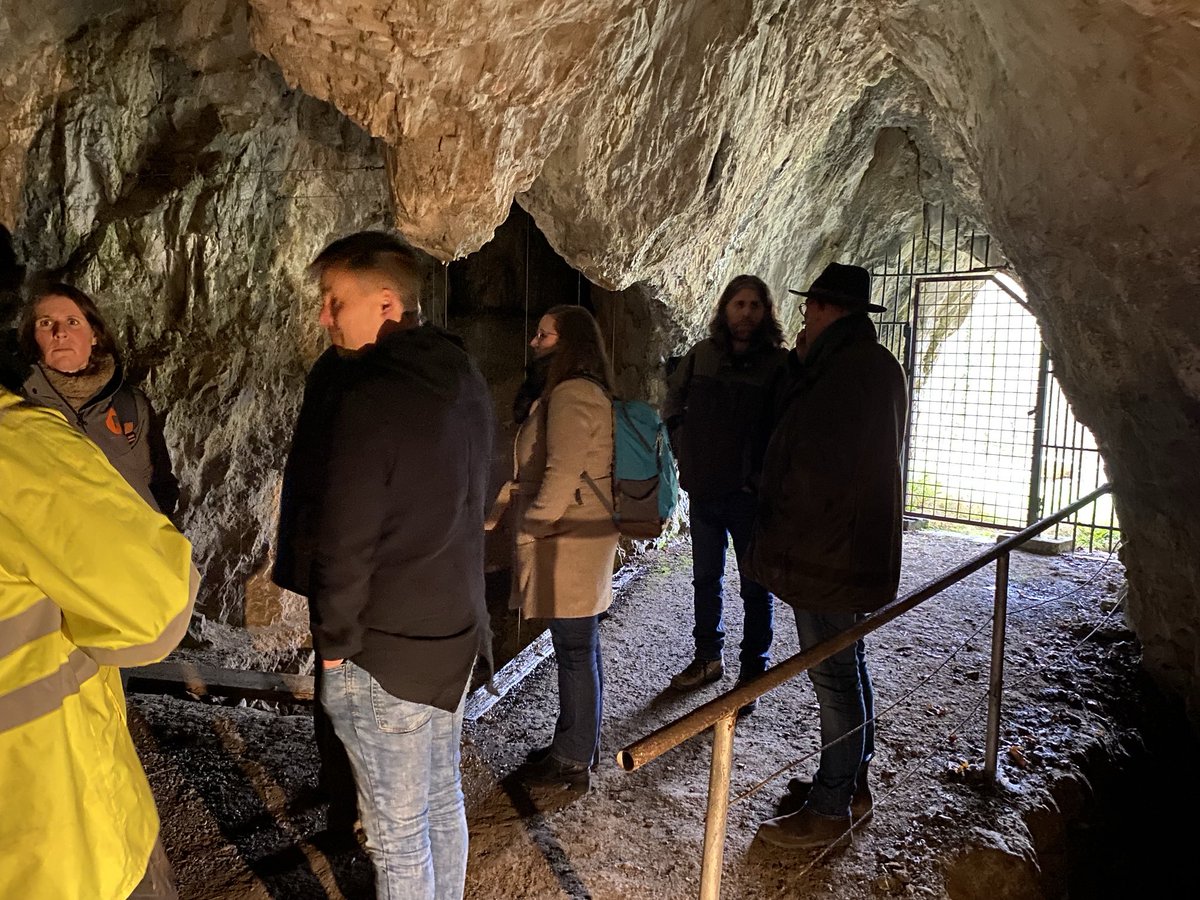 Happy Tuesday. Meeting inside a cave. Beats the office or Teams anytime.