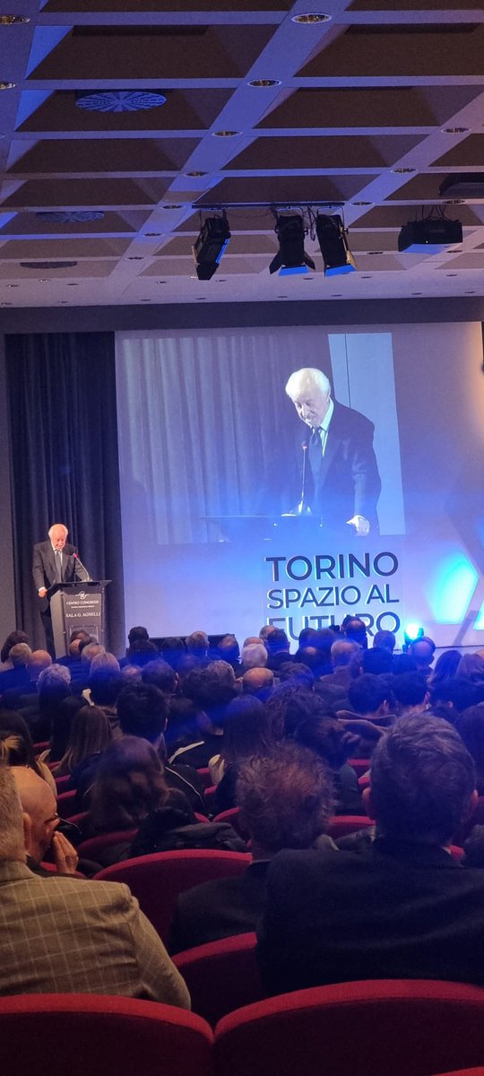 Il presidente Giorgio Marsiaj introduce l’evento di apertura dell’anno Torino Capitale della Cultura d’Impresa 2024 @UITORINO @PresidenteUITO