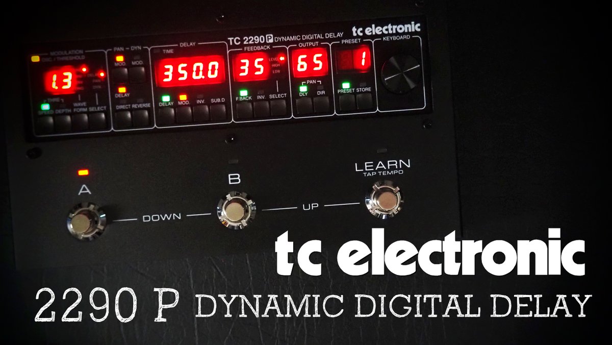 pedaloftheday's tweet photo. Today, we're staying in the World of Delay, with the incredible, classic-sounding 2290 P Dynamic Digital Delay from @tcelectronic !! Check out our demo below, cheers!!

https://t.co/aNg4dQZyYA

#pedaloftheday #tcelectronic #2290P #delaypedals #delaypedal #digitaldelay https://t.co/lH6VH6rwDh