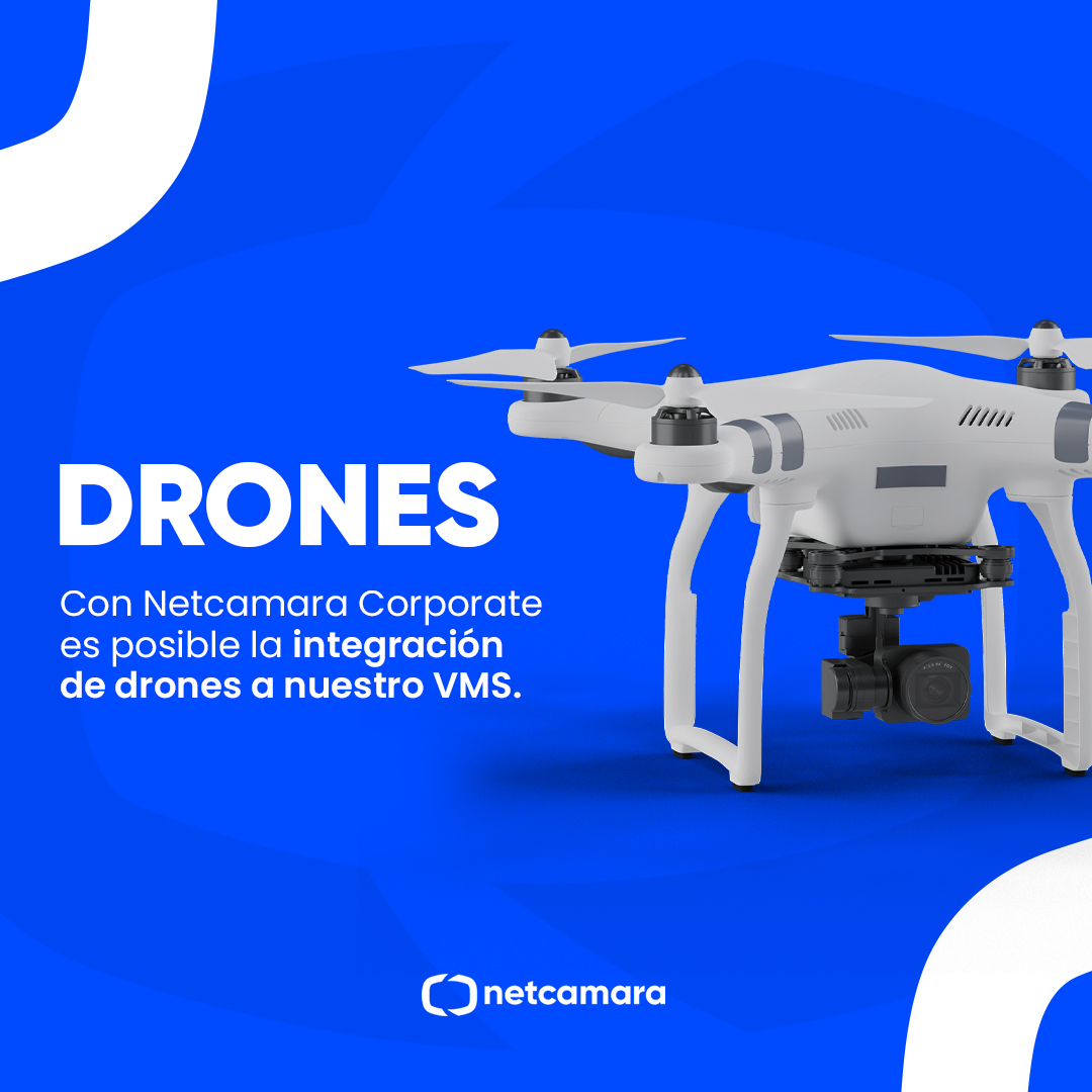 ¡Explora nuevas alturas con Netcamara Corporate! 🚀 Integra drones a tu sistema de gestión de video para una vigilancia aún más completa y efectiva. 🌟 Descubre cómo en Solution Box. 📷✨ #Netcamara #IntegraciónDeDrones
