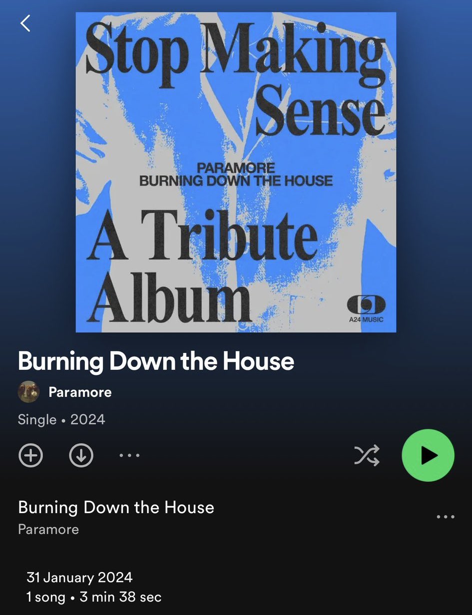 Paramore Cover “Burning Down the House” From a New Talking Heads