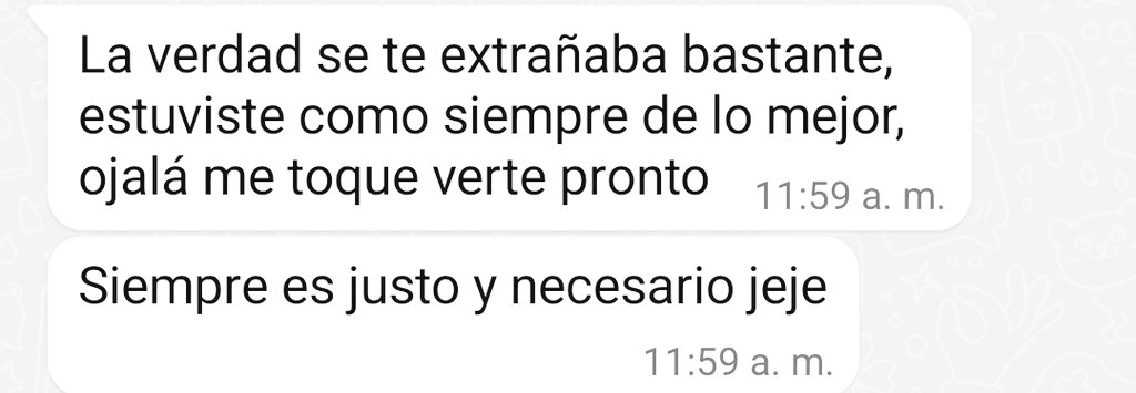 Es bonito leer sus mensajitos🤭😍