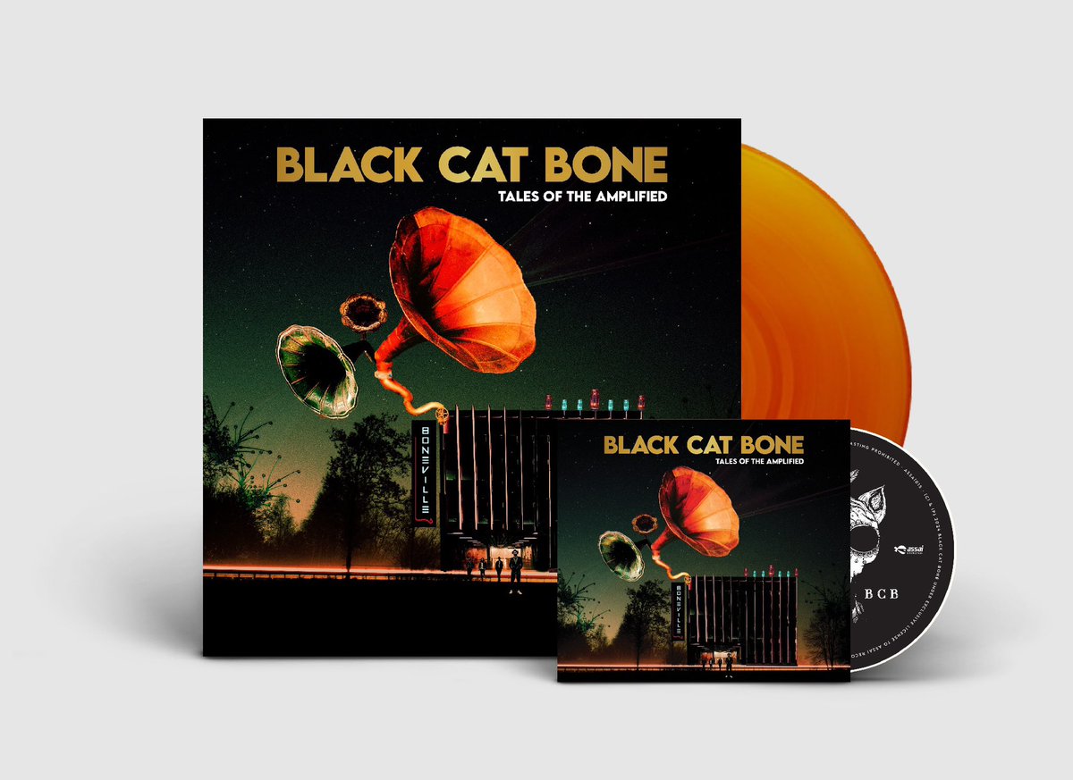 Announcing ASSAI015 Recording @BlackCatBone3  

Their debut album Tales Of The Amplified due for release on 1st March 

- Limited Edition Orange Vinyl
- Gatefold LP Sleeve
- Limited Edition CD in digifile featuring two extra tracks

tinyurl.com/BCBASSAI