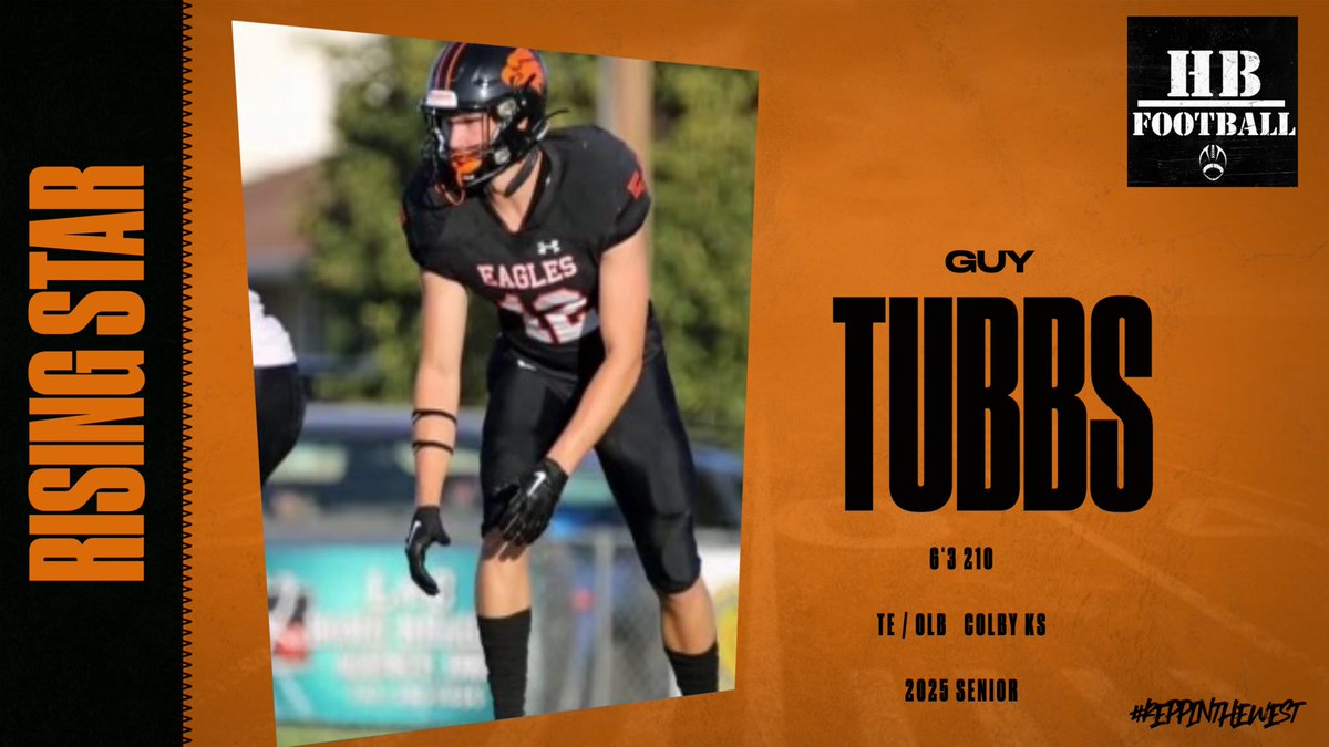 Colby’s Guy Tubbs is a versatile athlete with a big frame that can translate to multiple positions at the next level.

2023 stats -

22 rec  389 yds  4 TDs
37 tkls  4 TFL  1 INT
1st Team All GWAC
HM 3A All State

<a href="/guy_tubbs/">Guy Tubbs</a> <a href="/ColbyFB/">Colby Eagle Football</a>