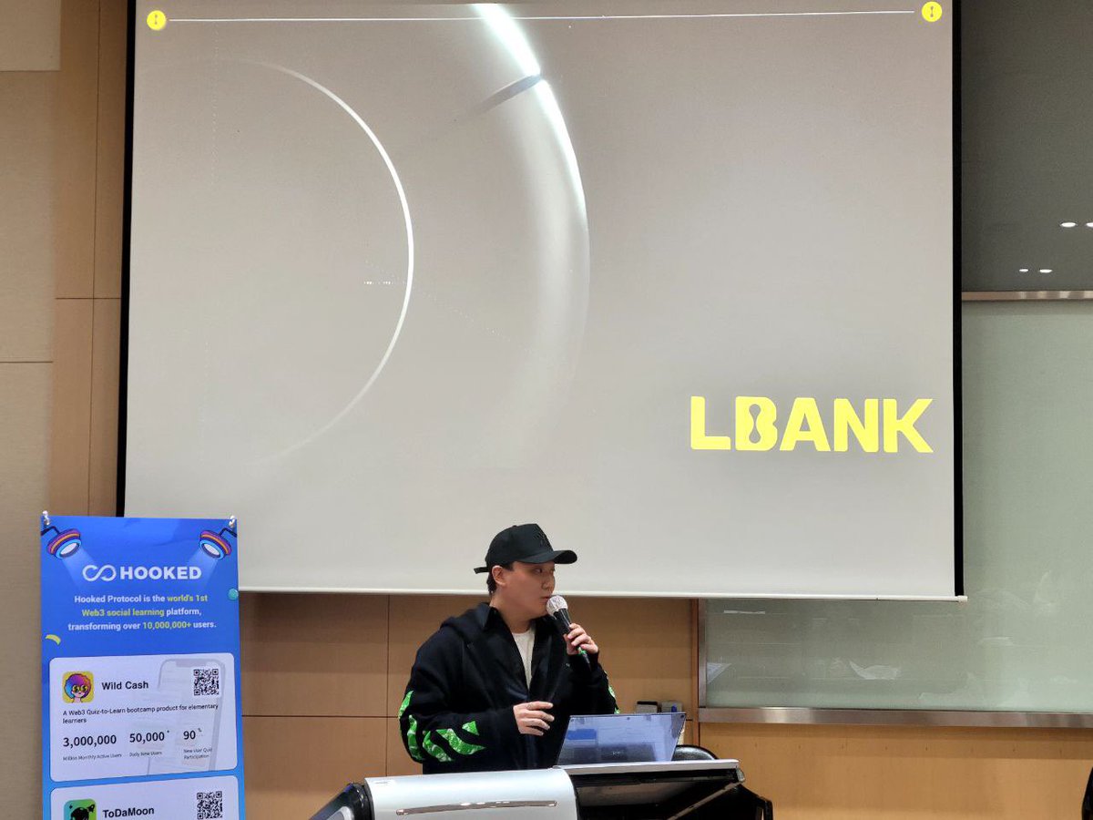 AndKrypto's tweet photo. Awesome time speaking @ Inha University! Such a great experience to interact with univ builders with so much potential!

#LBank #LBankLabs #HookedUniTour #Hookedprotocol #Starknet #InhaUniversity #Web3 https://t.co/rfyFYmdE1t