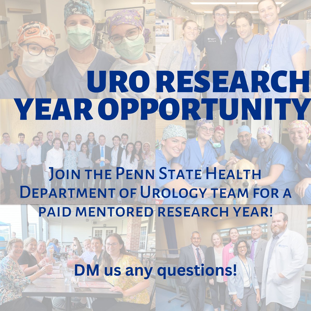 ICYMI: PSH Urology Research Fellowship: paid, 1-year position with amazing resources & mentorship! Great for anyone unmatched in 2024 or M3 considering gap year @UroResidency @Uro_Res @Uro_Stream @UroAcademic App link: bit.ly/3SxDe4b Deadline: Feb 5th, 2024 noon EST