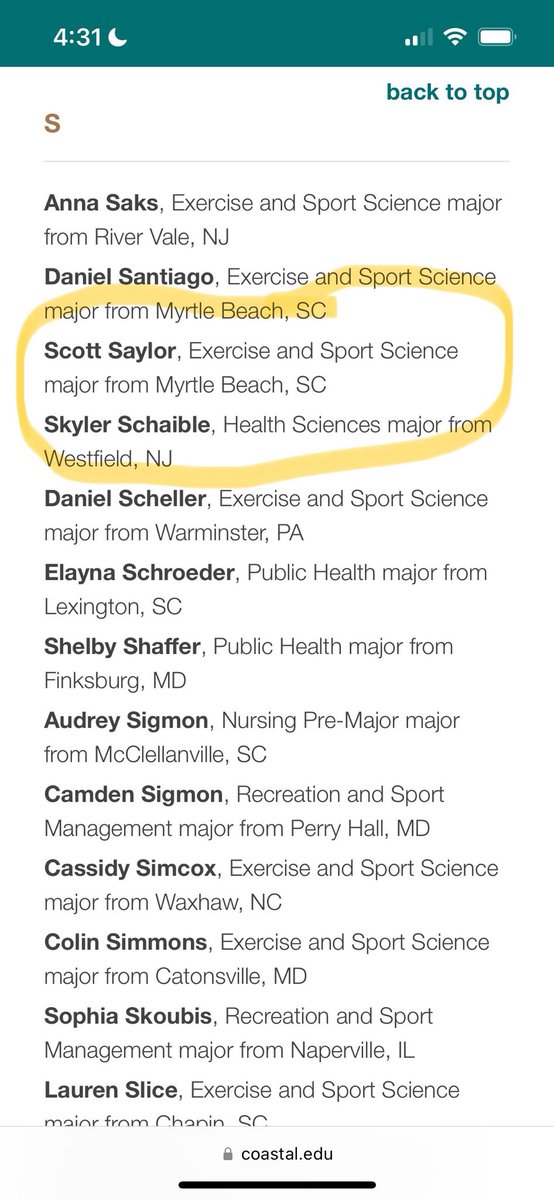Scott Saylor (@scottnmyrtle) on Twitter photo So proud of <a href="/haileyysaylorr/">Hailey Saylor</a> (Clemson) and <a href="/ScottSaylor_11/">Scott Saylor</a> (Coastal Carolina) both making President’s list this past fall with All As. Sure makes it a little easier to keep writing the checks LOL! So proud of <a href="/haileyysaylorr/">Hailey Saylor</a> (Clemson) and <a href="/ScottSaylor_11/">Scott Saylor</a> (Coastal Carolina) both making President’s list this past fall with All As. Sure makes it a little easier to keep writing the checks LOL!