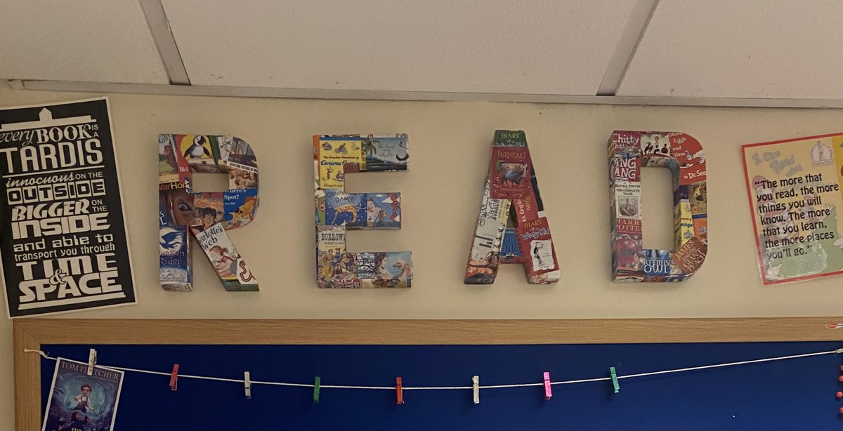 LowdenSue's tweet photo. @londonteacher_ I made these for my reading area. Last year and this year���😊📚 https://t.co/F3o897G1sm