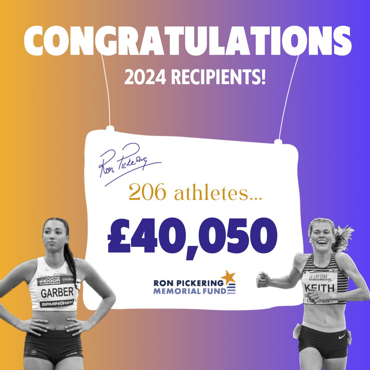 CONGRATULATIONS to all our 2024 recipients, it is our pleasure to be able to support you this season. This year we have given out a record number of 206 grants which would not have been possible without the phenomenal efforts of our ‘Ronners’ and RPMF trustees.