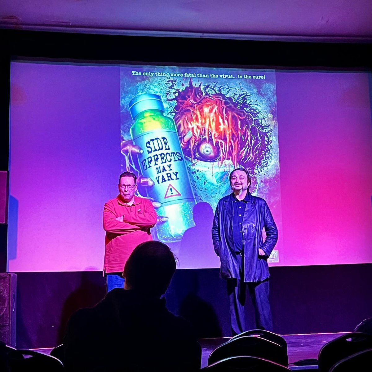 TempeVideo's tweet photo. Awesome audience for last night's Philadelphia screening at @PhilaMOCA! Next stop: Callicoon, NY. 🚘
#SideEffectsMayVary #philamoca #philadelphia #pennsylvania #onlyintheaters #jrbookwalter #jamesledwards https://t.co/bDOKXIexJM