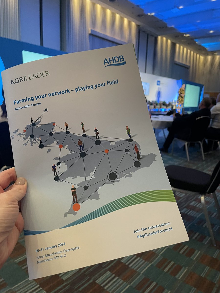 The brilliant #AgriLeaderForum24 has started! Looking forward to a day of leadership and challenge to help <a href="/TheAHDB/">AHDB</a> levy payers progress their businesses.