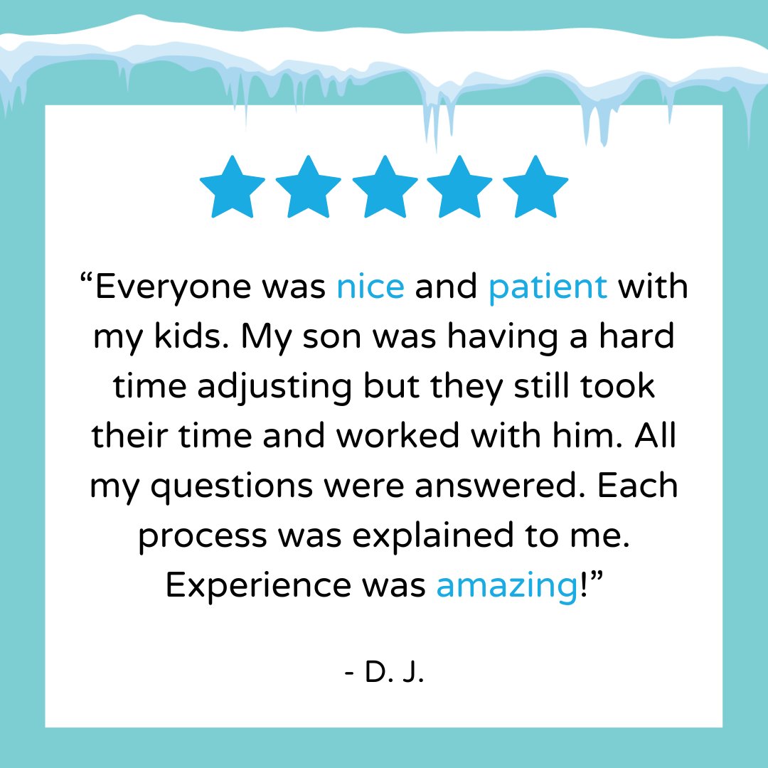 We always want you to have an amazing experience🌟 Thank you so much for your feedback 💙✨🦷✨ #testimonialtuesday #patienttestimonial #patientreview #pediatricdentist #rva #rvakids #rvamom #fivestars #tinyteethbigsmiles #bittybitespd