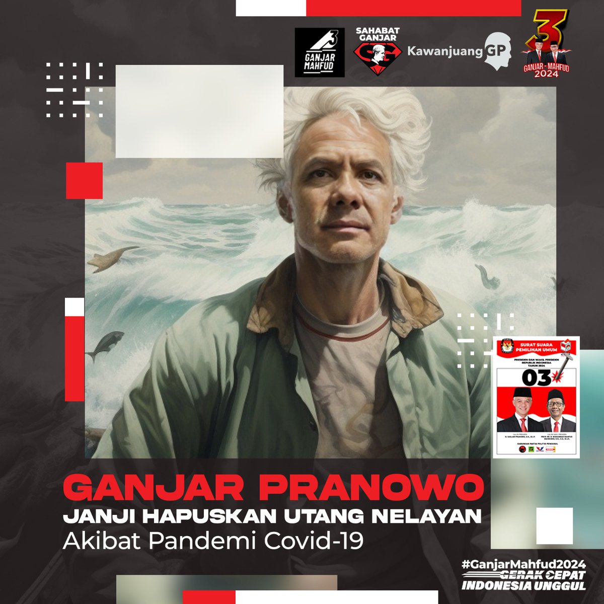 Ganjar Pranowo janji Hapuskan hutang nelayan akibat pandemi covid 19.
#GanjarAtasiKemiskinanRI