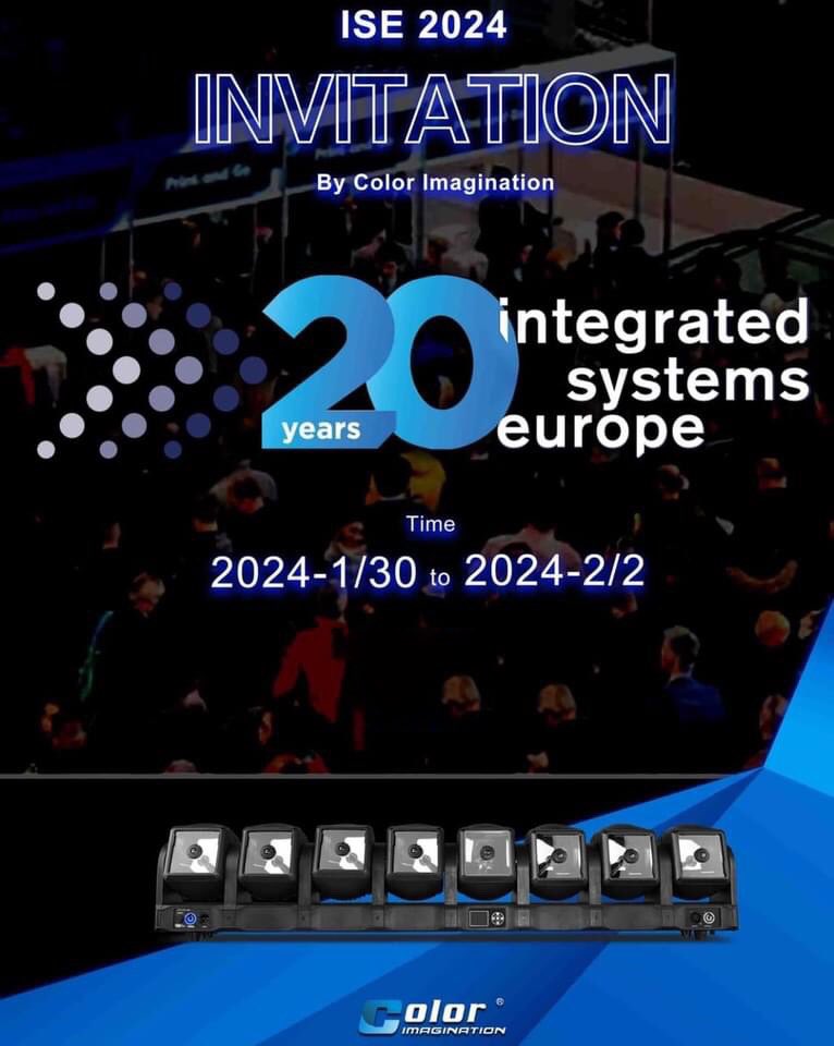 ISE 2024 (Integrated Systems Europe 2024)，将于2024年1月30日在巴塞罗那盛大开幕，这是全球最重要、最有影响力的专业视听设备和信息系统集成技术展览会。

#ISE #ISE2024 #西班牙 #巴塞罗那 #中国音响 #专业 #集成 #科技