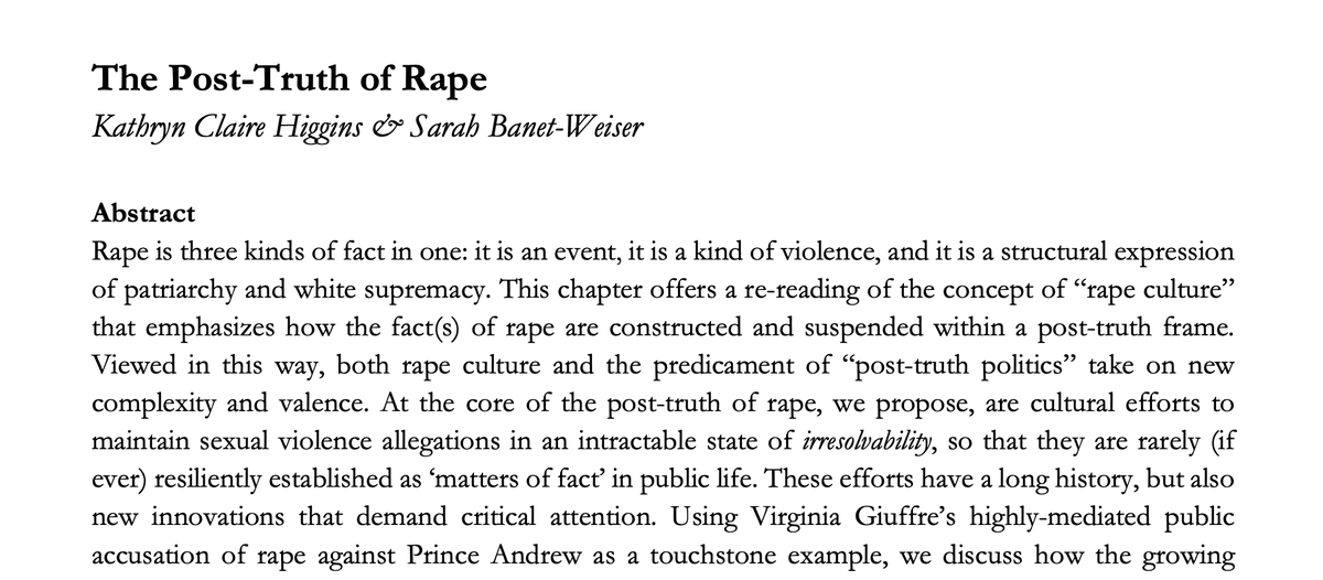 This 💯 new collection of critical approaches to post-truth politics is out now. Feat. a chapter on 'The Post-Truth of Rape' by myself and @sbanetweiser, analysis of post-truth in Turkey by my wonderful @MediaComGold colleague @ergincloud with @bilgeyesil1, and much more 📚