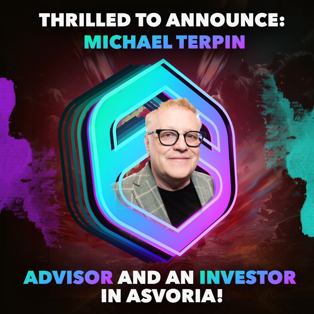 Big news for #Asvorians! Michael Terpin @michaelterpin, a prominent venture  capitalist and crypto influencer, has come on board as both an advisor and  an investor in Asvoria. His wealth of experience is