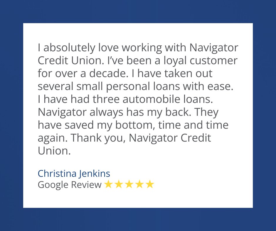 NavigatorCU's tweet image. Navigator is committed to working in your best interest. Not a Member? Open an account and experience the credit union difference.